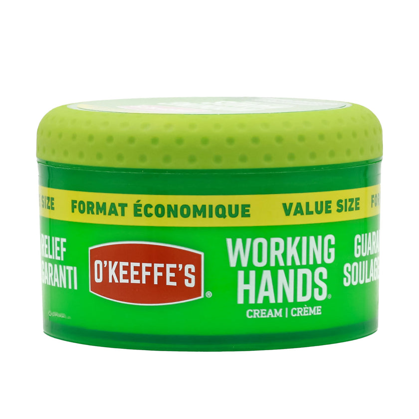 O'Keeffe's Working Hands Hand Cream, Heals, Relieves and Repairs Extremely Dry, Cracked Hands, Boosts Moisture Levels, Value Jar 6.8oz/193g, Pack of 1 🍁 All In One Marketplace Canada