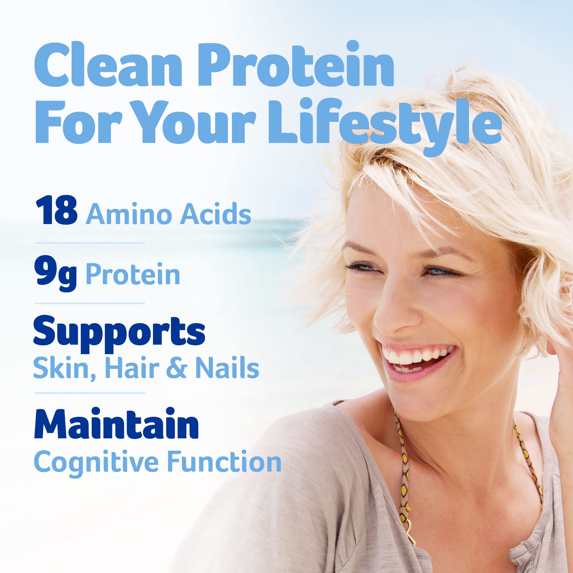 Purely Inspired Collagen Peptides Powder for Women & Men (Unflavoured) - Paleo & Keto-Friendly Supplement for Healthy Skin & Hair - Grass-Fed & Pasture Raised - 282g, 28 Servings (Pack of 1) 🍁 All In One Marketplace Canada