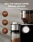 SHARDOR Electric Burr Coffee Grinder 2.0, Automatic Coffee Bean Grinder with 16 Precise Grind Setting, Adjustable Flat Burr Mill for French Press, Drip Coffee and Espresso, 2-14 Cup, Black 🍁 All In One Marketplace Canada
