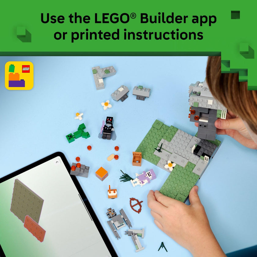 LEGO Minecraft The Pale Garden Building & Pretend Play Toy for Boys & Girls - Video Game Playset & Toy Figures for Kids, Ages 7+ - W/Mothman & Creeper Minifigures - Gift Idea for Birthdays - 21586 🍁 All In One Marketplace Canada
