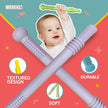 BEBECAN Teething Toys for Babies, Baby Teething Relief, 6 Vibrant Colors, Super Soft Silicone Jouet Dentition Bebe, Perfect Baby Gifts Baby Boy Gifts 🍁 All In One Marketplace Canada