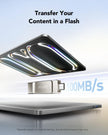 Lexar D40E 256GB Dual USB 3.2 Gen 1 Type-C Jump Drive, USB-C Flash Metal Housing Swivel Design Thumb Drive (Champagne Silver) 🍁 All In One Marketplace Canada