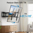 Pipishell Full Motion TV Wall Mount for 37-84