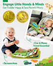 hahaland Busy Books for Toddlers 1-2 - Montessori Toddler Busy Board for 1 2 Year Old, 20 in 1 Quiet Book Educational Toddler Toys for 1 2 3 Year Old Boy Girls Gifts, Travel Toys for Toddlers 1-3 🍁 All In One Marketplace Canada
