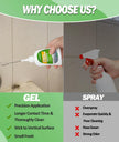 Mould Remover Gel, Powerful Mould Mildew Remover for Washing Machine, Top Load, Front Load, Tub Seal, Grout, Bathroom, Shower, Tiles, Refrigerator Strips, Kitchen Cleaner - 8 fl.oz 🍁 All In One Marketplace Canada