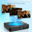 Homlab Mini DVD Player with Remote Control - All Region Free 1080P HD Small Compact CD DVD Player for Smart TV & Projector, Features HDMI Output, Headphone Jack, USB 2.0 Input, PAL/NTSC Support 🍁 All In One Marketplace Canada