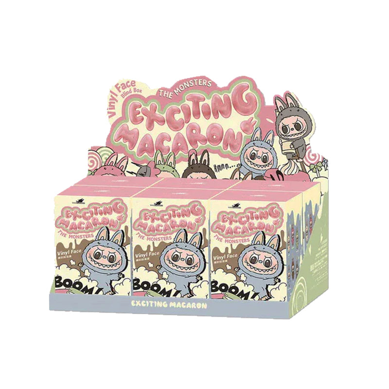 Authentic POP MART Labubu The Monsters Exciting Macaron Plush Figure (Blind Box)