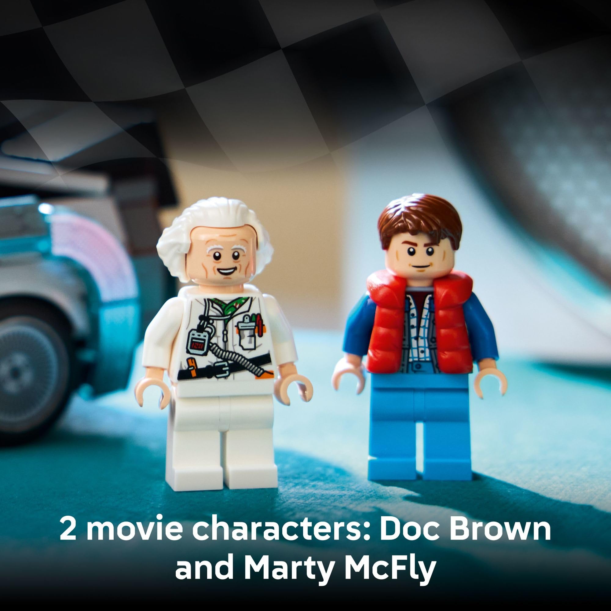 LEGO Speed Champions Time Machine from Back to The Future Building Toy for Kids - Pretend Play & Display Car Toy W/2 Build Modes for Boys & Girls, Ages 9+ - Gift Ideas for Birthdays & Fans - 77256 🍁 All In One Marketplace Canada