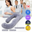 Momcozy Pregnancy Pillows for Sleeping, U Shaped Full Body Maternity Pillow with Removable Cover - Support for Back, Legs, Belly, HIPS for Pregnant Women, 57 Inch Pregnancy Pillow for Women, Grey 🍁 All In One Marketplace Canada