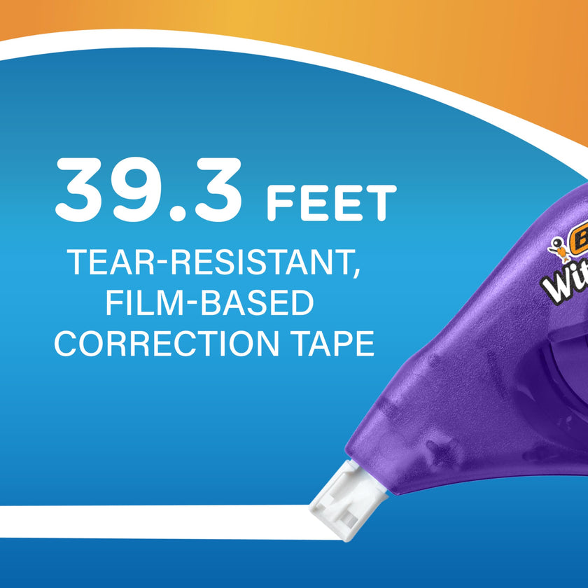 BIC Wite-Out EZ Correct Correction Tape, School Supplies for Students and Teachers, 10-Count Pack in White 🍁 All In One Marketplace Canada