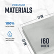 Bryco Goods Newsprint Packing Paper Sheets for Moving - 5lb - 160 Sheets - Moving & Shipping Supplies - 27