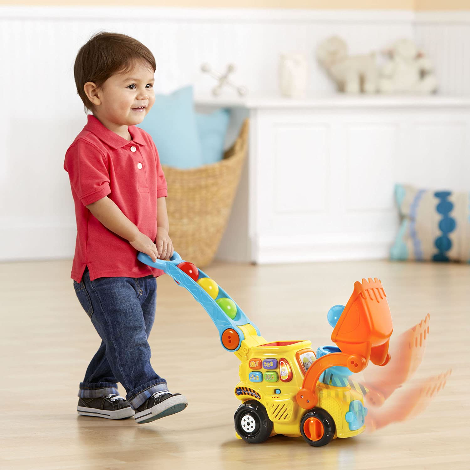 VTech Pop-a-Balls Push & Pop Bulldozer - English Version 🍁 All In One Marketplace Canada