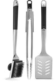 Napoleon® BBQ Accessory - GATL006 - Premium Grill 3-Piece Tool Set, Stainless Steel Construction, Tongs, Spatula 🍁 All In One Marketplace Canada