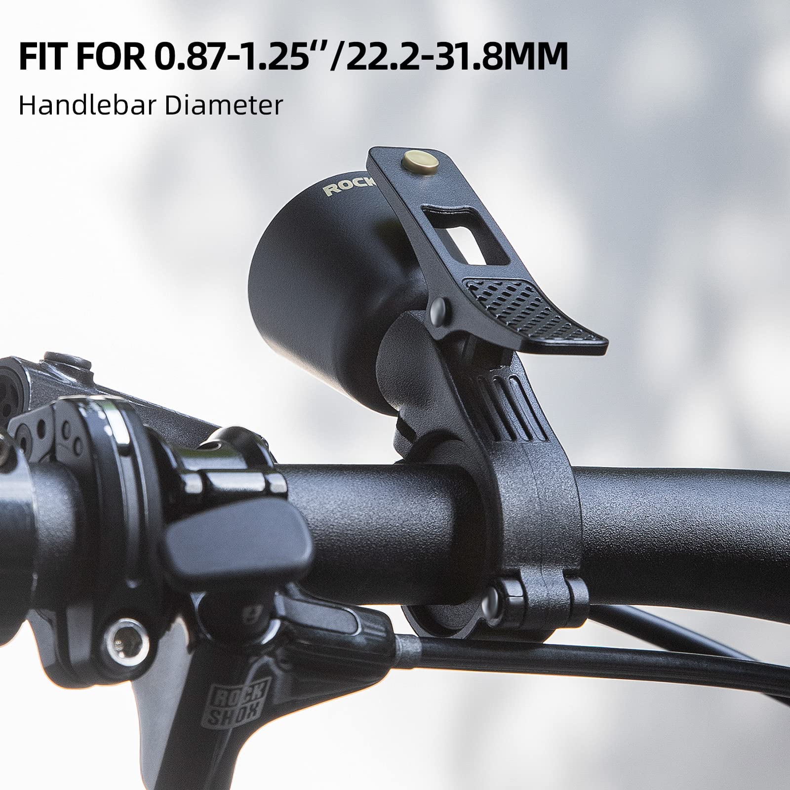 ROCKBROS Bike Bell Classic Bicycle Bell Mountain Bike Bells for Adults with Loud Sound and Fit for 0.87-1.25in/22.2-31.8mm Bicycle Handlebars 🍁 All In One Marketplace Canada