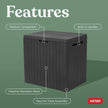 Keter City 30 Gal Outdoor Storage Box and Patio Side Table 🍁 All In One Marketplace Canada