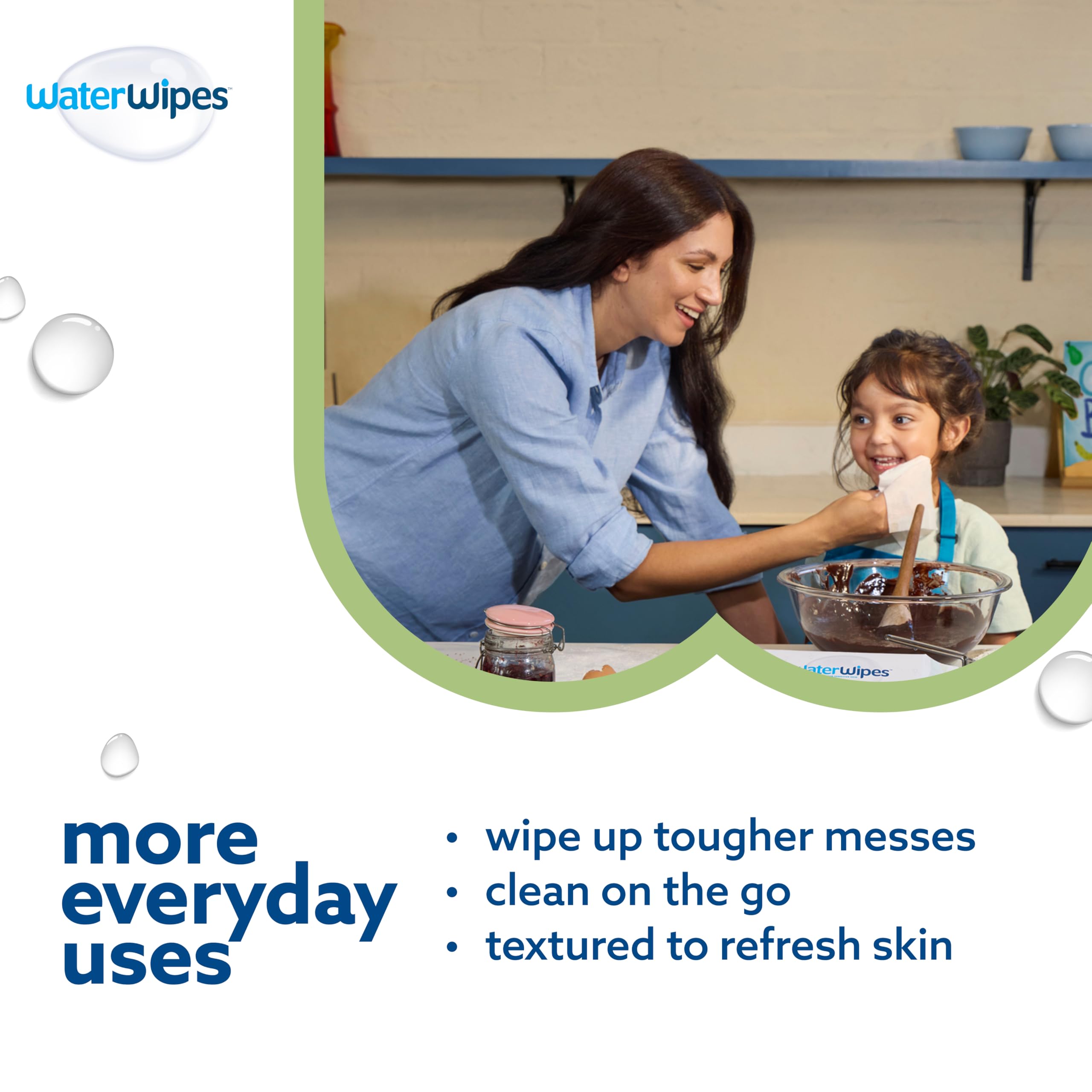 WaterWipes Sensitive+ Baby & Toddler Wipes, 3-In-1 Cleans, Cares, Protects, 99.9% Water, Textured Clean, Unscented & Hypoallergenic, 720 Count (12 Packs) 🍁 All In One Marketplace Canada