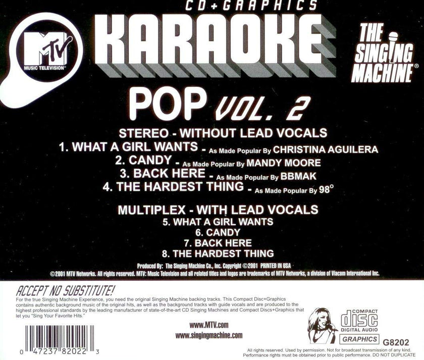 Karaoke: Mtv Pop 2