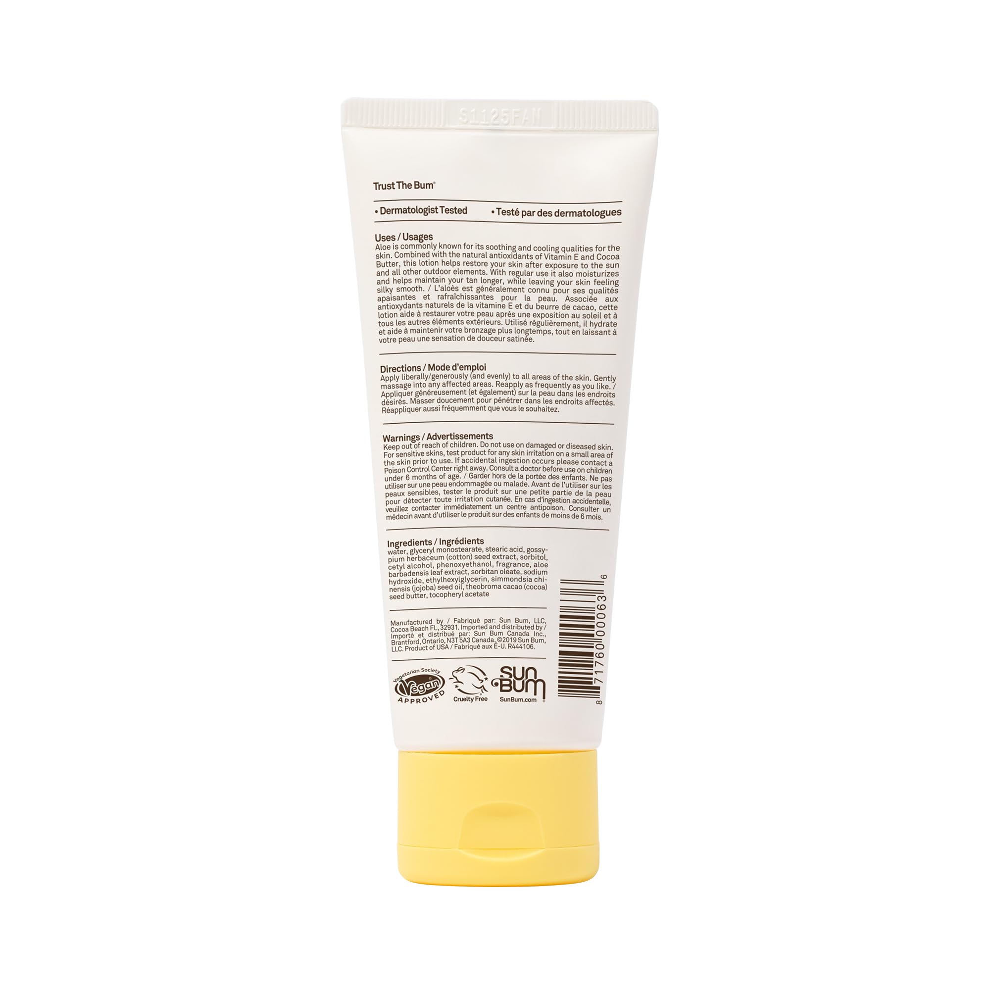 Sun Bum Cool Down Hydrating After Sun Lotion, 177 mL Tube 🍁 All In One Marketplace Canada