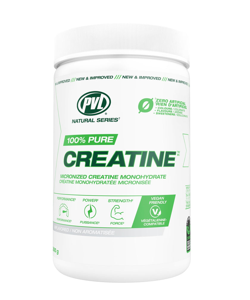 PVL 100% Pure Creatine Monohydrate Powder – Micronized Supplement for Women & Men, Unflavoured Amino Acids & Beta Alanine Friendly, Informed-Choice Tested, 300 g 🍁 All In One Marketplace Canada