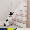 Safety 1st Top of Stairs Expanding Metal Gate, White, Adjustable Width 27