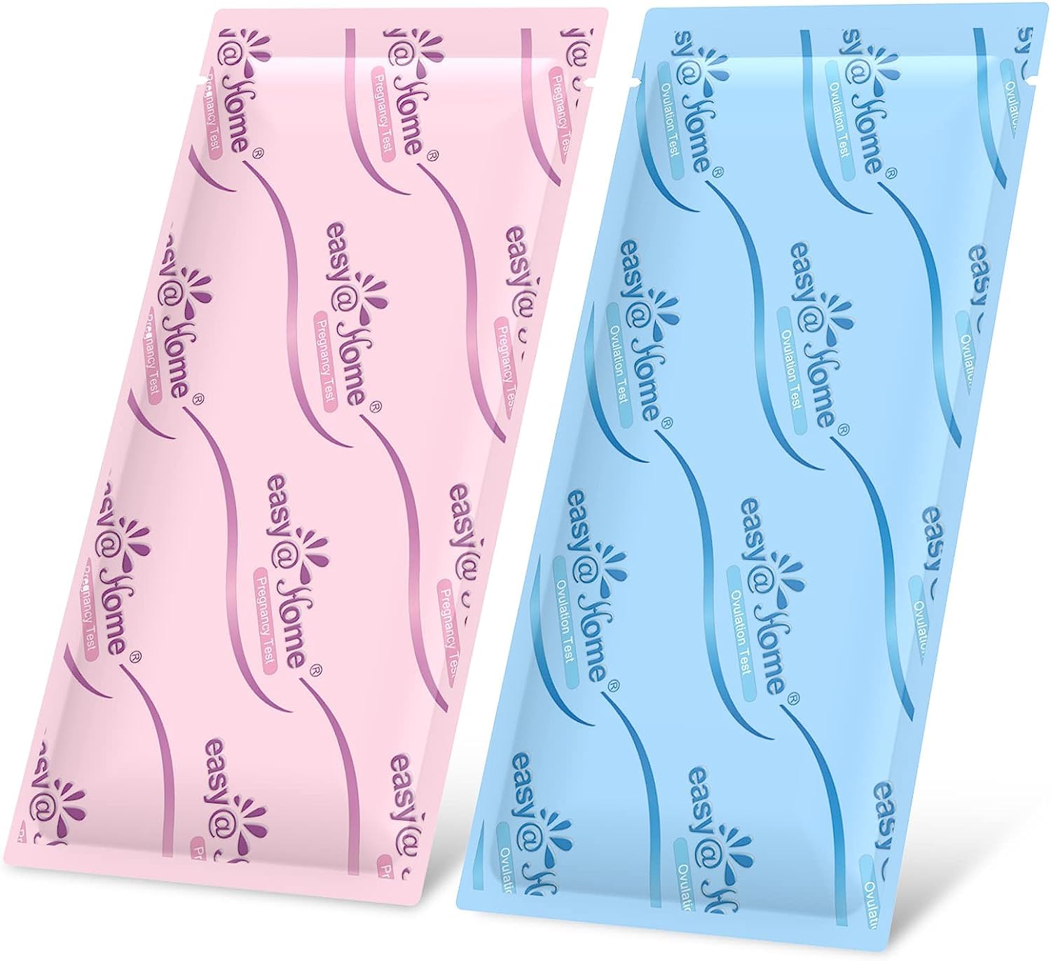 Easy@Home 100 Ovulation & 20 Pregnancy Test Strips Kit: Accurate Fertility Tests - Powered by Premom App OPK | 100 LH + 20 HCG 🍁 All In One Marketplace Canada