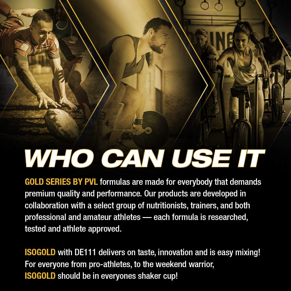 PVL ISOGOLD – Grass Fed - Premium Isolate 100% Whey Protein Shake (2.27 kg (Pack of 1), Chocolate) 🍁 All In One Marketplace Canada