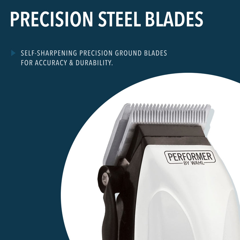 Wahl Canada Performer Haircutting Kit, Quality Economy Clipper Complete with Accessories, Powerful, Quiet Motor, Self-Sharpening Precision Ground Blades, Hair Clipper, At Home Haircutting Kit - Model 3160 🍁 All In One Marketplace Canada