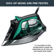 Rowenta Pro Master Stainless Steel Soleplate Steam Iron for Clothes, 1775 Watts, 210 g/min, 400 Microsteam Holes, Anti-Drip, Auto Shutoff, Powerful Steam, DW8360, Black & Blue 🍁 All In One Marketplace Canada
