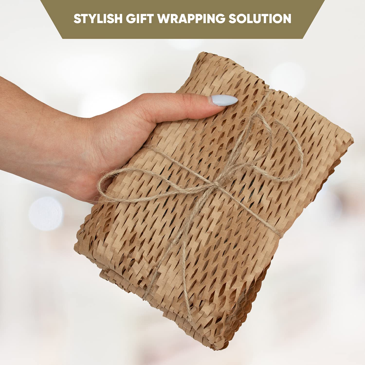 ecoducer 12”x100’ Honeycomb Packing Paper Moving Supplies. Eco Friendly Bubble Paper Wrap Roll for Packing Fragile Items. Packaging Sheets for Moving. Kraft Paper Shipping Supplies. 🍁 All In One Marketplace Canada