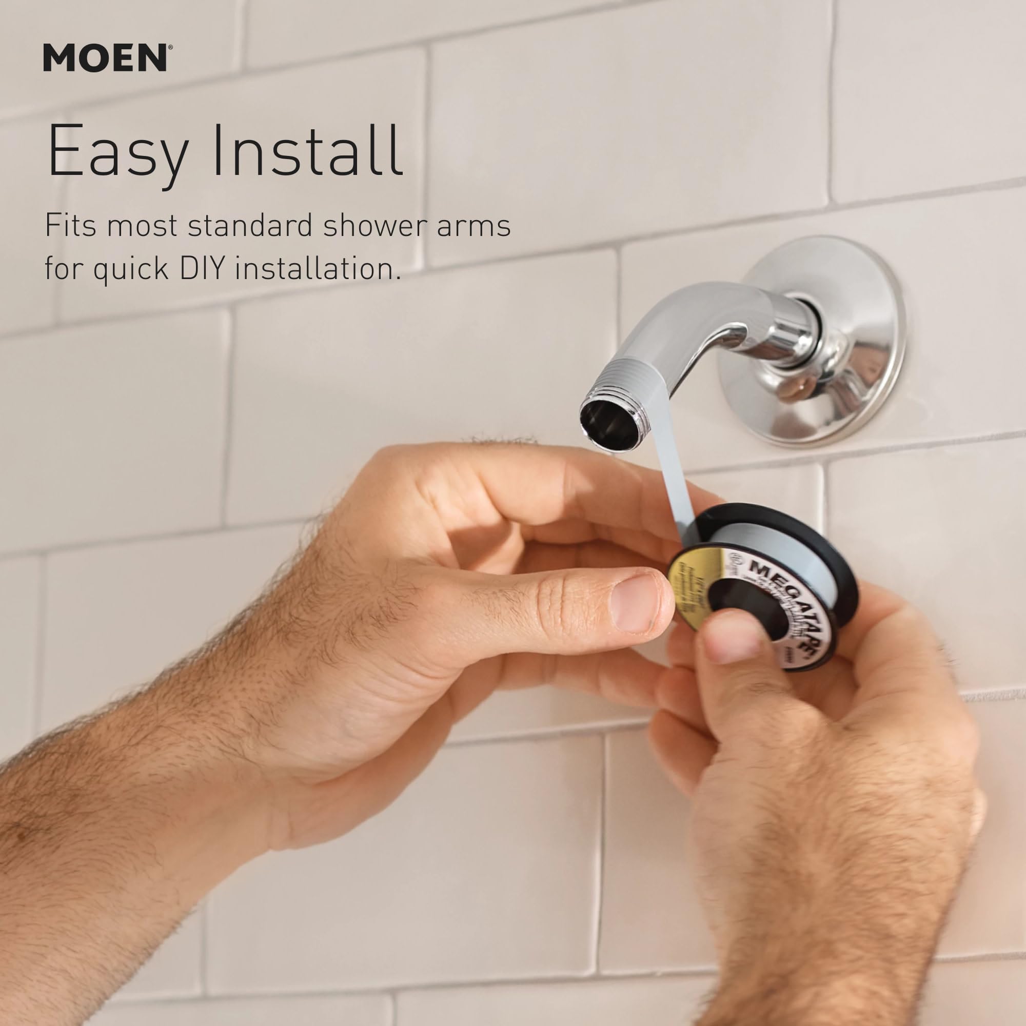 Moen 26009 Engage Magnetix 2.5 GPM Handheld/Rain Shower Head 2-in-1 Combo Featuring Magnetic Docking System, Pack of 1, Chrome 🍁 All In One Marketplace Canada