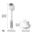 OXO Tot Bottle Brush with Nipple Cleaner and Stand – Gray, 2-Pack 🍁 All In One Marketplace Canada