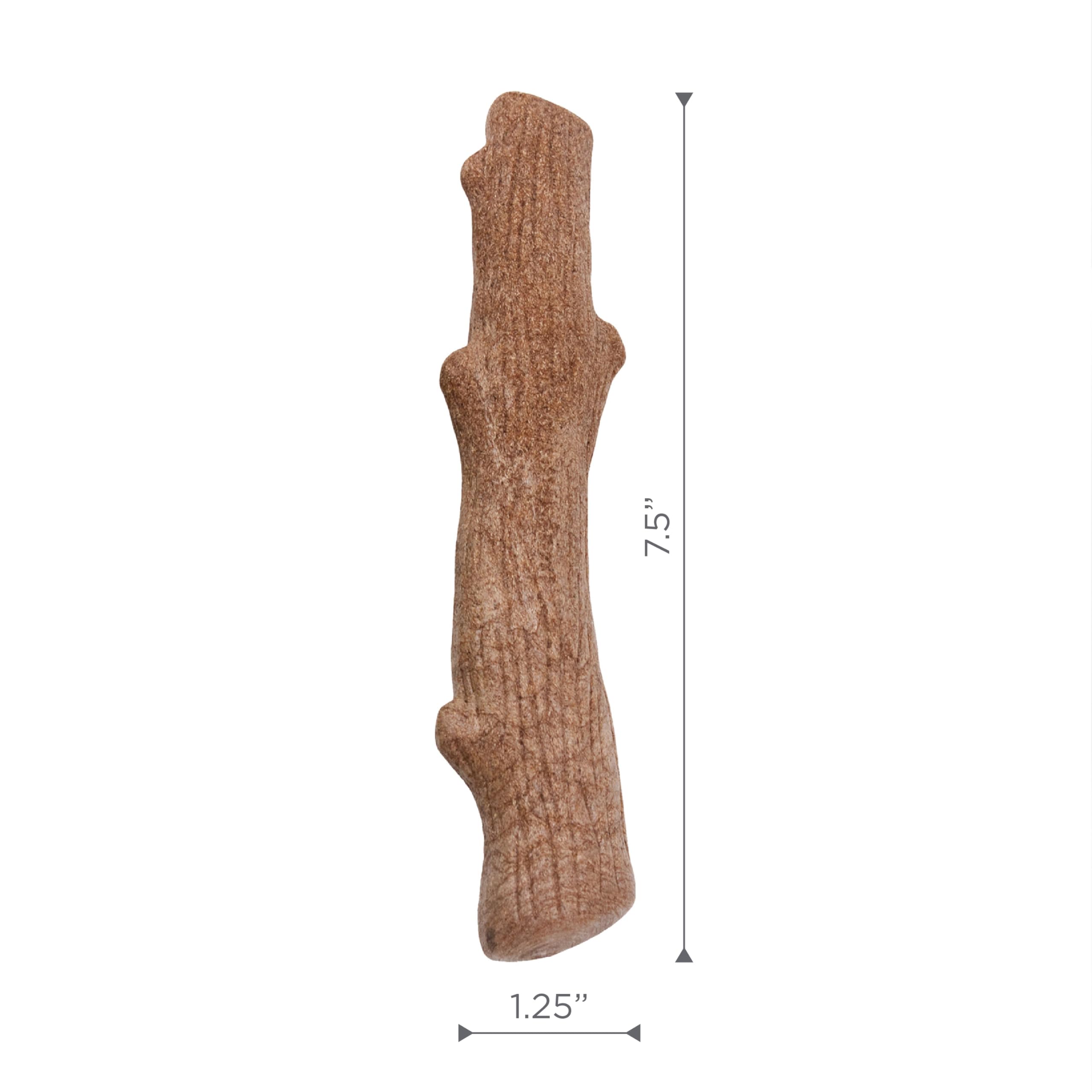 Outward Hound Dogwood Wood Durable Dog Chew Toys, Real Wood & Calming Hemp, 2-Pack, Medium 🍁 All In One Marketplace Canada