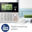 VTech CS6949-2 DECT 6.0 Corded/2-Cordless Telephone System, Black/Silver 🍁 All In One Marketplace Canada