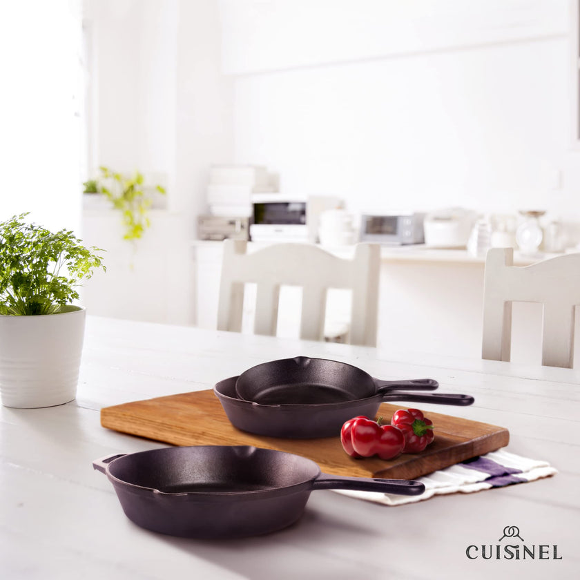 Cast Iron Skillet Set - 8