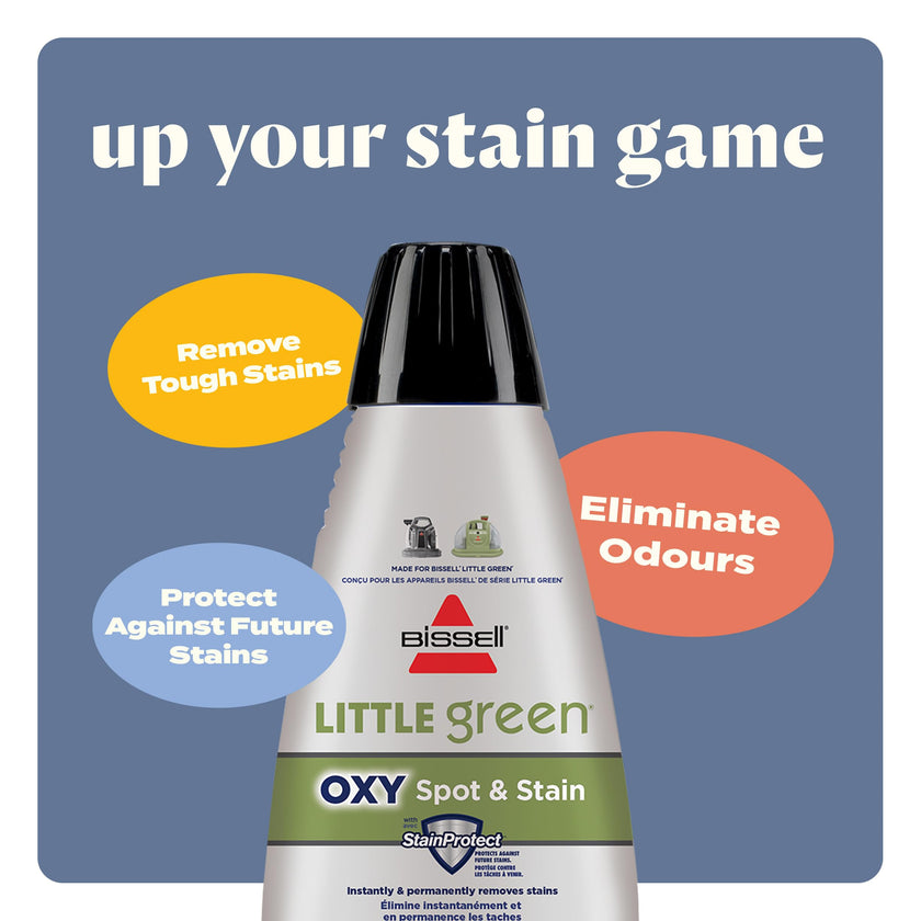 BISSELL Little Green Mini Corded Portable Carpet and Upholstery Deep Cleaner, Car Detailer, Lightest Little Green at 7 lbs, Tough Stain Tool, HydroRinse Tool, OXY Formula, 4075B 🍁 All In One Marketplace Canada