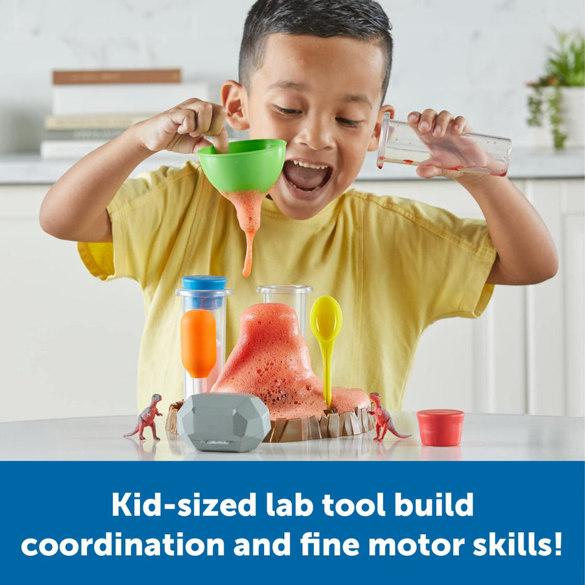 Learning Resources Fizzy Volcano, 13 Pieces, Ages 4+, Preschool Science Lab, Science Kits for Kids, Science Experiments for Kids,STEM Toys for Kids 🍁 All In One Marketplace Canada