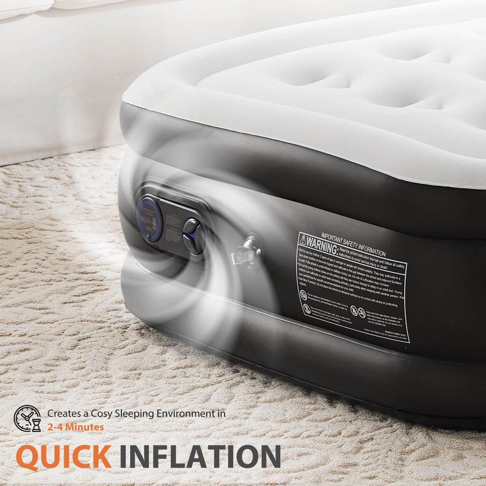 Sweetcrispy Twin Air Mattress, 18