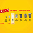 Glad White Garbage Bags - Tall 45 Litres - Febreze Fresh Clean Scent, 160 Trash Bags, Value Pack, Made in Canada of Global Components 🍁 All In One Marketplace Canada