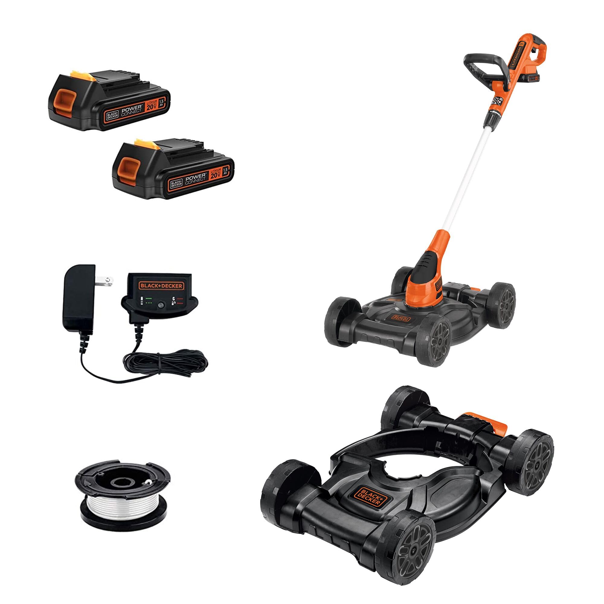 BLACK+DECKER Cordless Lawn Mower, String Trimmer, Edger, 3-in-1 (MTC220) 🍁 All In One Marketplace Canada