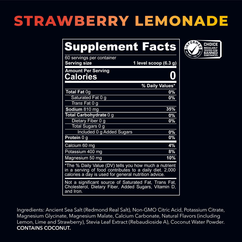 REDMOND Re-Lyte Hydration Electrolyte Mix (Strawberry Lemonade) 🍁 All In One Marketplace Canada