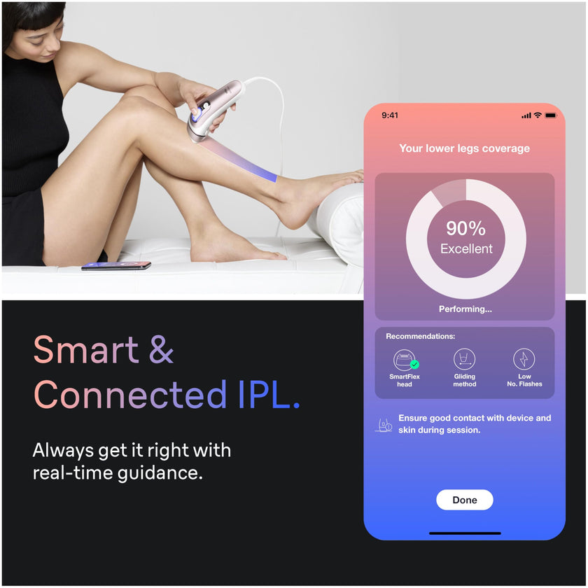 Braun IPL, Laser Hair Removal for Women & Men, Skin i-Expert IPL 7, Smart At-Home Laser with Venus Razor + 3 Heads + App, PL7243 🍁 All In One Marketplace Canada