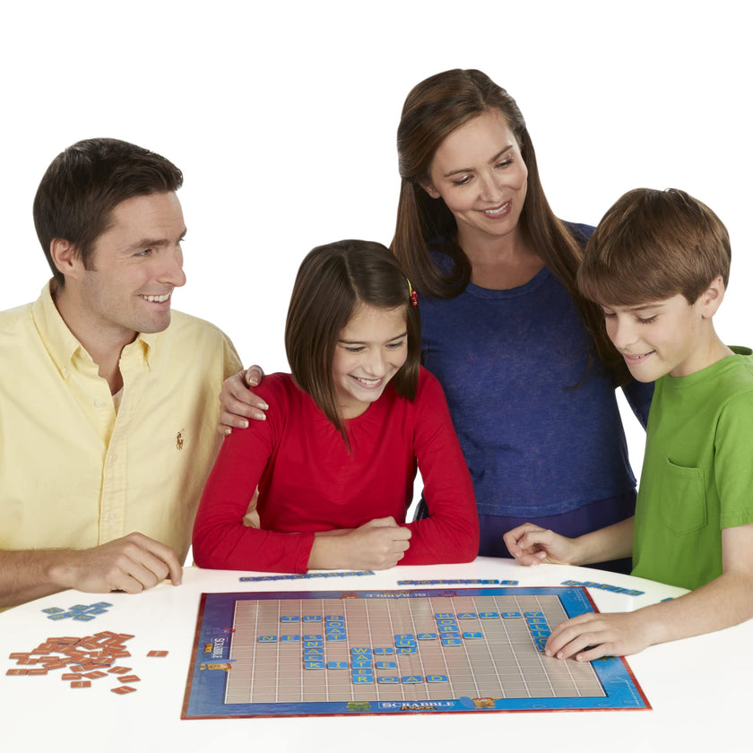 Hasbro Gaming Scrabble Junior Board Game | 2-4 Players | Family Educational Word Games for Kids | Back to School Gifts for Classroom | Ages 5+ 🍁 All In One Marketplace Canada