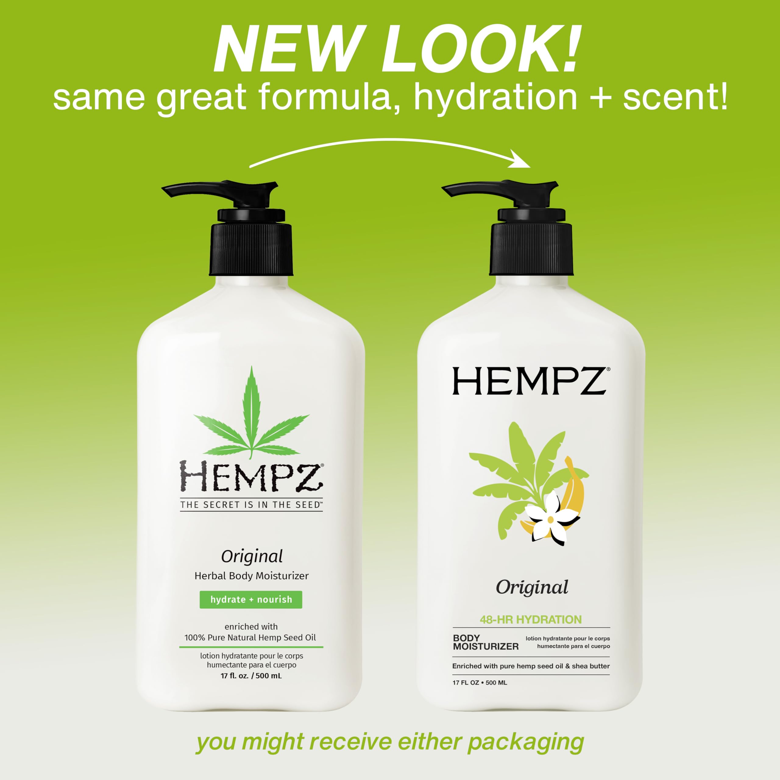 Hempz Original Herbal Body Moisturizer, 17 Fl Oz 🍁 All In One Marketplace Canada