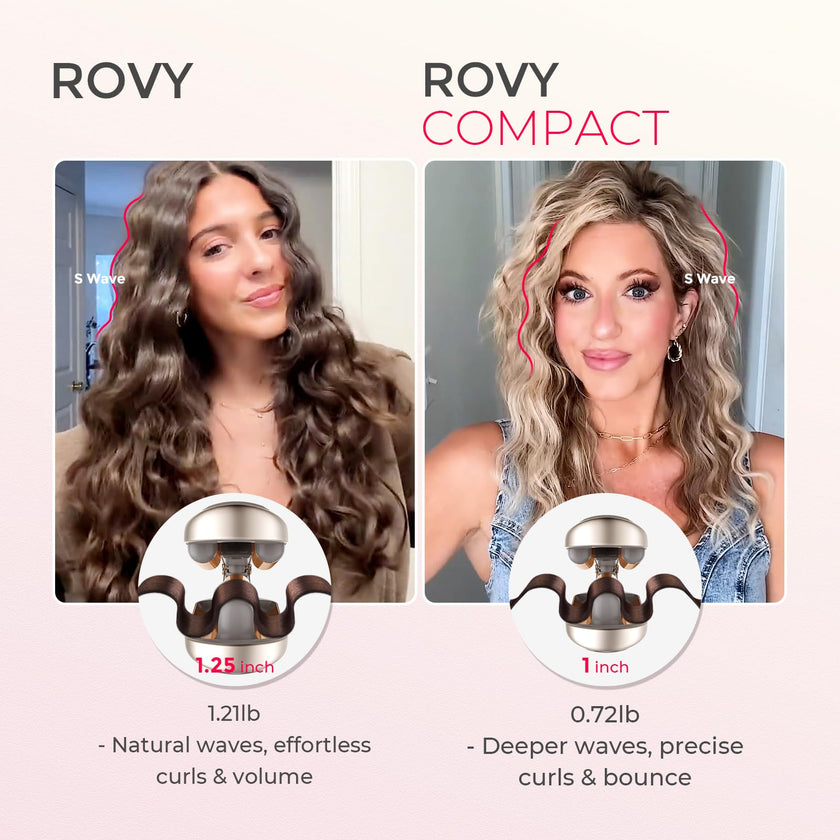 TYMO ROVY Hair Waver Curling Iron, 3-Barrel Ionic Hair Curler with 9 Heat Settings, Beach Waves Crimper for Women, Travel-Friendly, Anti-Scald, Fast Heating, Easy to Use, Elegant Gold, 1 Inch 🍁 All In One Marketplace Canada