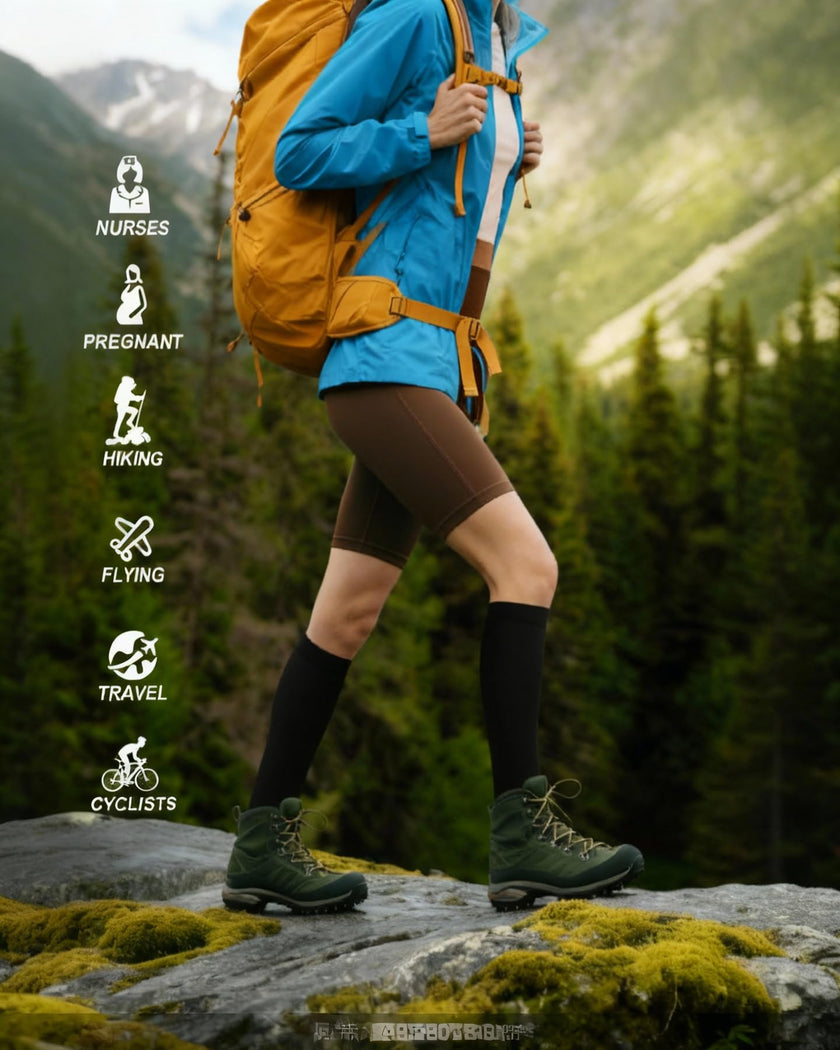 CTHH 4 Pairs Graduated Copper Compression Socks for Women & Men Circulation 15-20 mmHg - Best Support for Nurses, Running 🍁 All In One Marketplace Canada