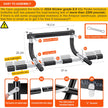 ALLY PEAKS Pull Up Bar Thickened Steel Pipe Super Heavy Duty Steel Frame Upper Workout Bar| Multi-Grip Strength for Doorway | Indoor Chin-Up Bar Fitness Trainer for Home Gym Max Limit 440 lbs 🍁 All In One Marketplace Canada