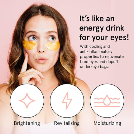 grace & stella Award Winning Under Eye Mask - Gifts for Her - Reduce Dark Circles, Puffy Eyes, Undereye Bags, Wrinkles - Gel Under Eye Patches, Vegan Cruelty-Free Self Care (24 Pairs, Blue) 🍁 All In One Marketplace Canada