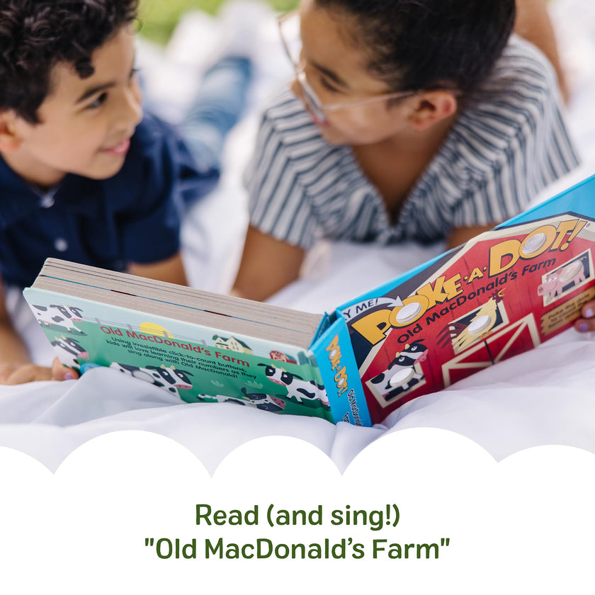 Melissa & Doug Poke-a-Dot Old MacDonald's Farm Board Book Toy 🍁 All In One Marketplace Canada