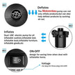 Electric Air Pump for Inflatables,Portable Quick-Fill Air Pump with 3 Nozzles,110-120V, Inflator & Deflator Pumps for Outdoor Camping, Air Mattress Beds,Boats,Inflatable Cushion,Couch,Pool Floats 🍁 All In One Marketplace Canada