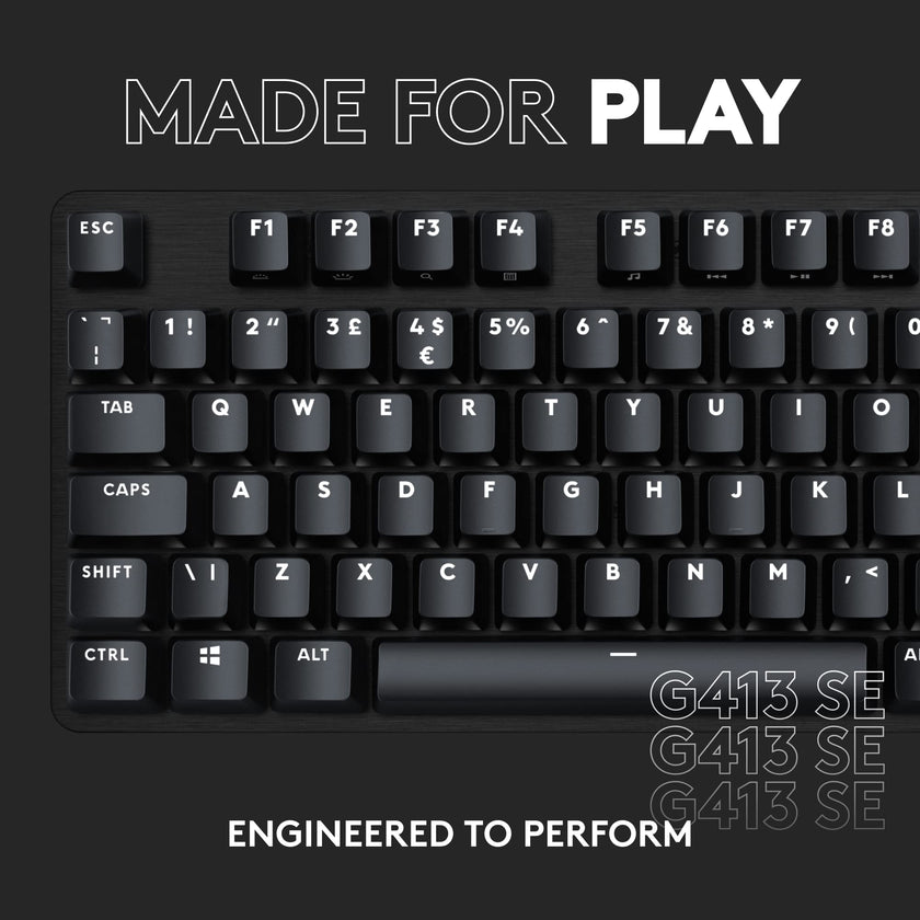 Logitech G413 SE Full-Size Mechanical Gaming Keyboard - Black 🍁 All In One Marketplace Canada